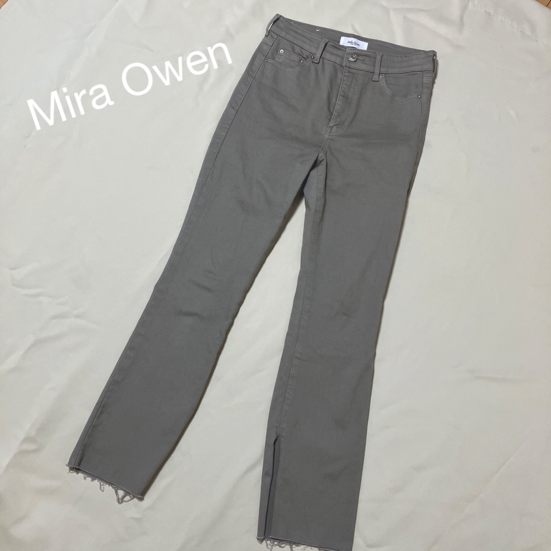 Mila Owen(ミラオーウェン)のMila Owen  ミラオーウェン　デニム　グレー　0 レディースのパンツ(デニム/ジーンズ)の商品写真