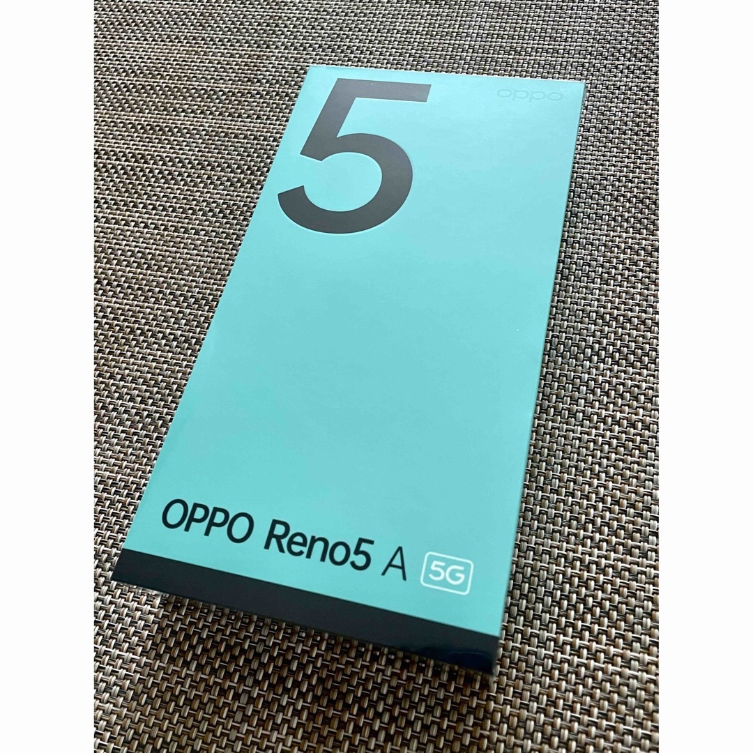 OPPO(オッポ)のOPPO Reno5 A  128GB  SIMフリー　新品未開封 スマホ/家電/カメラのスマートフォン/携帯電話(スマートフォン本体)の商品写真