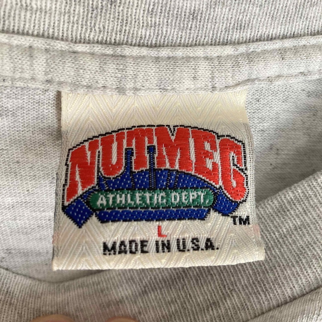 90s USA製 NUTMEG ナツメグ Tシャツ MLB 裾袖シングル