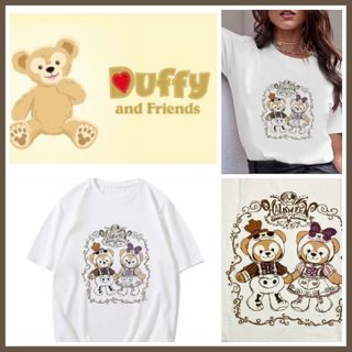 ディズニー(Disney)の海外ディズニー❤︎ダッフィー＆シェリーメイTシャツ　サイズL　ハロウィン(Tシャツ(半袖/袖なし))