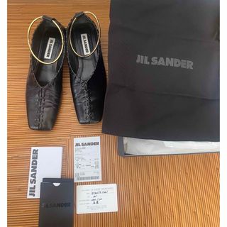 ジルサンダー(Jil Sander)のジルサンダー JIL SANDER 36 フラット　バレエシューズ ブラック(バレエシューズ)