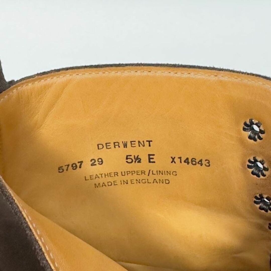 Crockett & Jones DERWENT スウェードレースアップブーツ