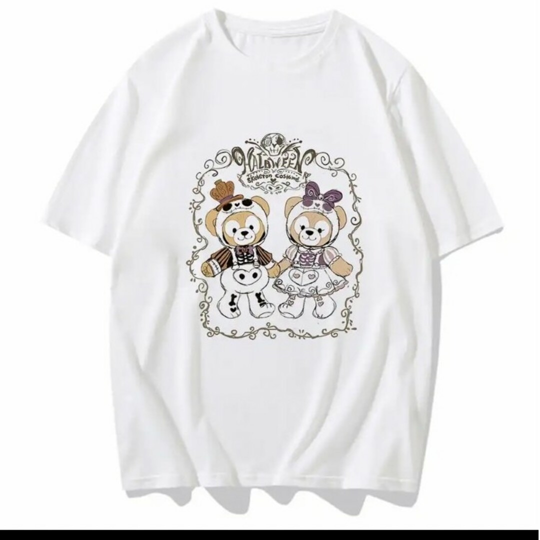 Disney(ディズニー)のディズニーダッフィーフレンズTシャツ ハロウィンにも　ダッフィーシェリーメイ レディースのトップス(Tシャツ(半袖/袖なし))の商品写真