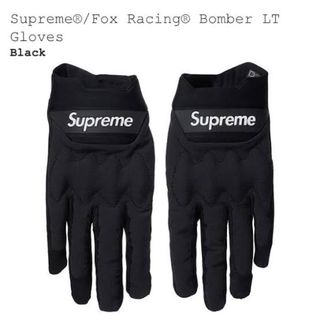 Supreme  Fox Racing Bomber LT Gloves L黒