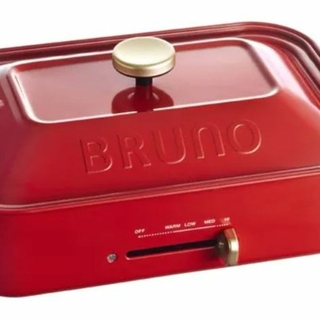 ブルーノ(BRUNO)のブルーノ　コンパクトホットプレート　BOE021-RD(ホットプレート)
