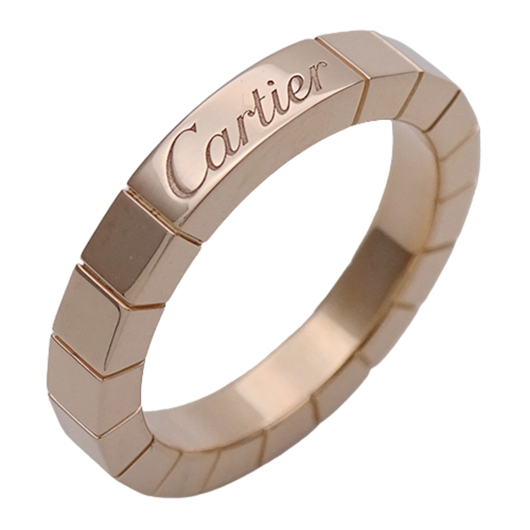 カルティエ Cartier リング レディース ブランド 指輪  750PG ラニエール ピンクゴールド #47 約7号 シンプル ジュエリー 磨き済み