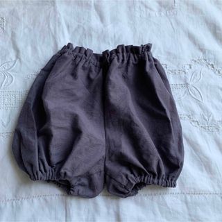 80 かぼちゃパンツ　ハーフリネン(パンツ)