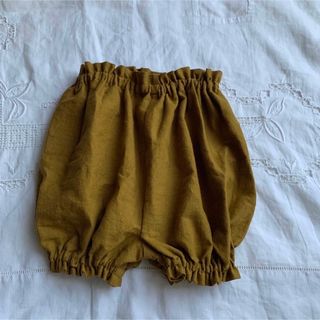 85 かぼちゃパンツ　ハーフリネン(パンツ)