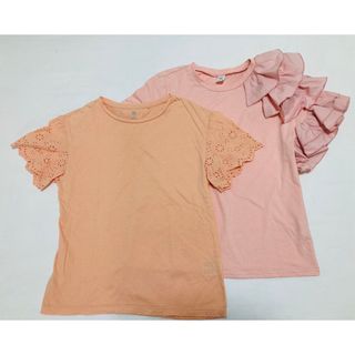 ユニクロ(UNIQLO)のフリルTシャツ 2枚セット(Tシャツ/カットソー)