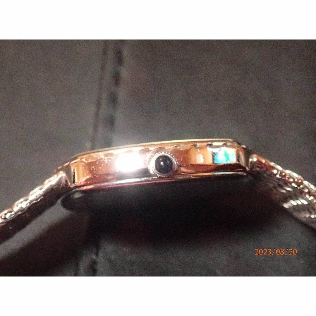 CYMA(シーマ)の美品　CYMA　4Pダイア　メンズクオーツ腕時計 メンズの時計(腕時計(アナログ))の商品写真