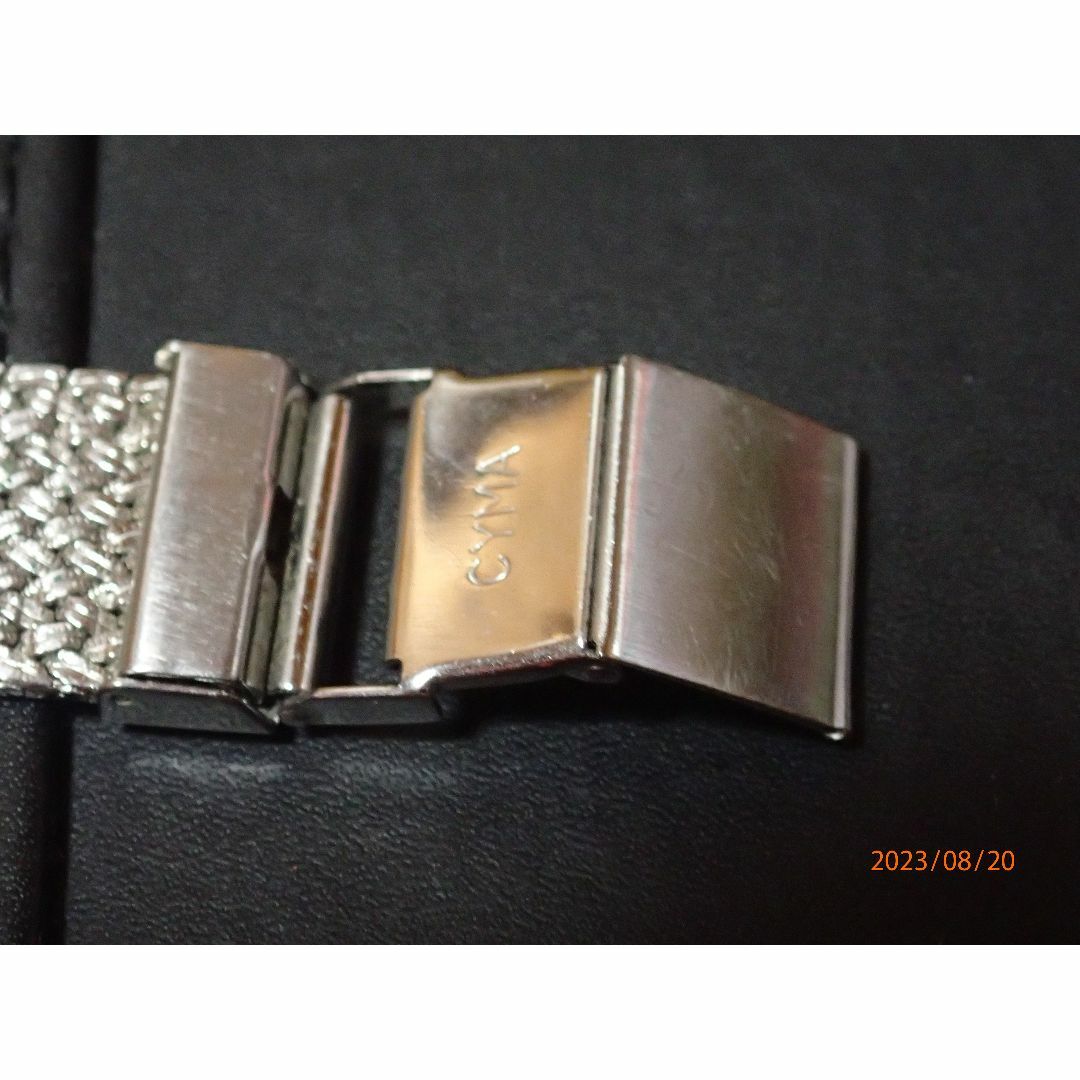 CYMA(シーマ)の美品　CYMA　4Pダイア　メンズクオーツ腕時計 メンズの時計(腕時計(アナログ))の商品写真