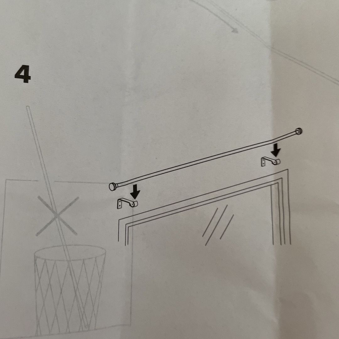 IKEA(イケア)の新品　IKEA カーテンポールフック　no.3 インテリア/住まい/日用品のカーテン/ブラインド(その他)の商品写真