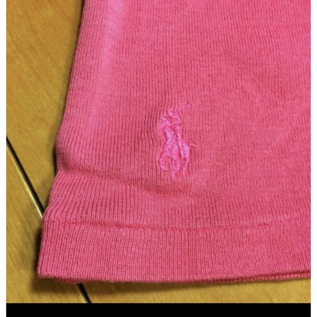POLO RALPH LAUREN(ポロラルフローレン)のラルフローレンピンクコットンカットソー レディースのトップス(Tシャツ(半袖/袖なし))の商品写真