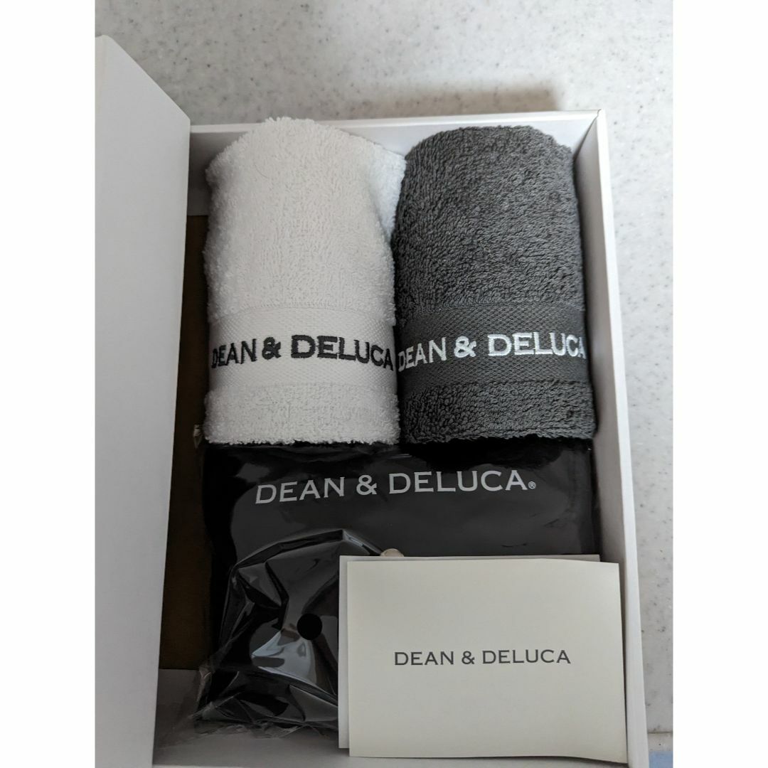 クリスマスツリー特価！クリスマスツリー特価！新品未使用 DEAN＆DELUCA エコバッグ ハンドタオル2枚 3点セット タオルバス用品 