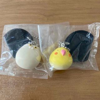 和菓子　猫　インコ　キーホルダー(その他)