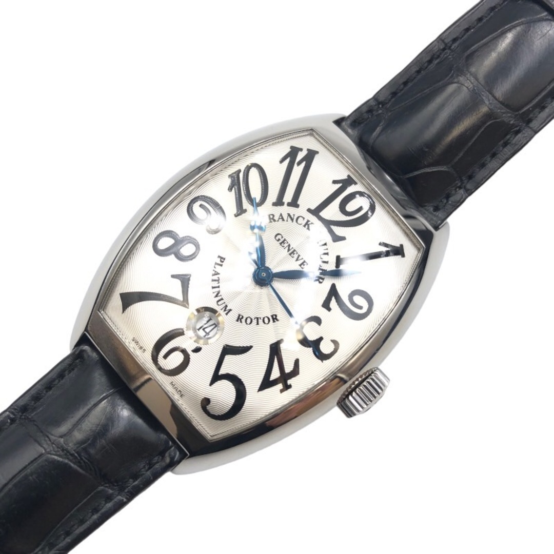 フランク・ミュラー FRANCK MULLER トノウ カーベックス 8880SCDT  SS×レザー メンズ 腕時計