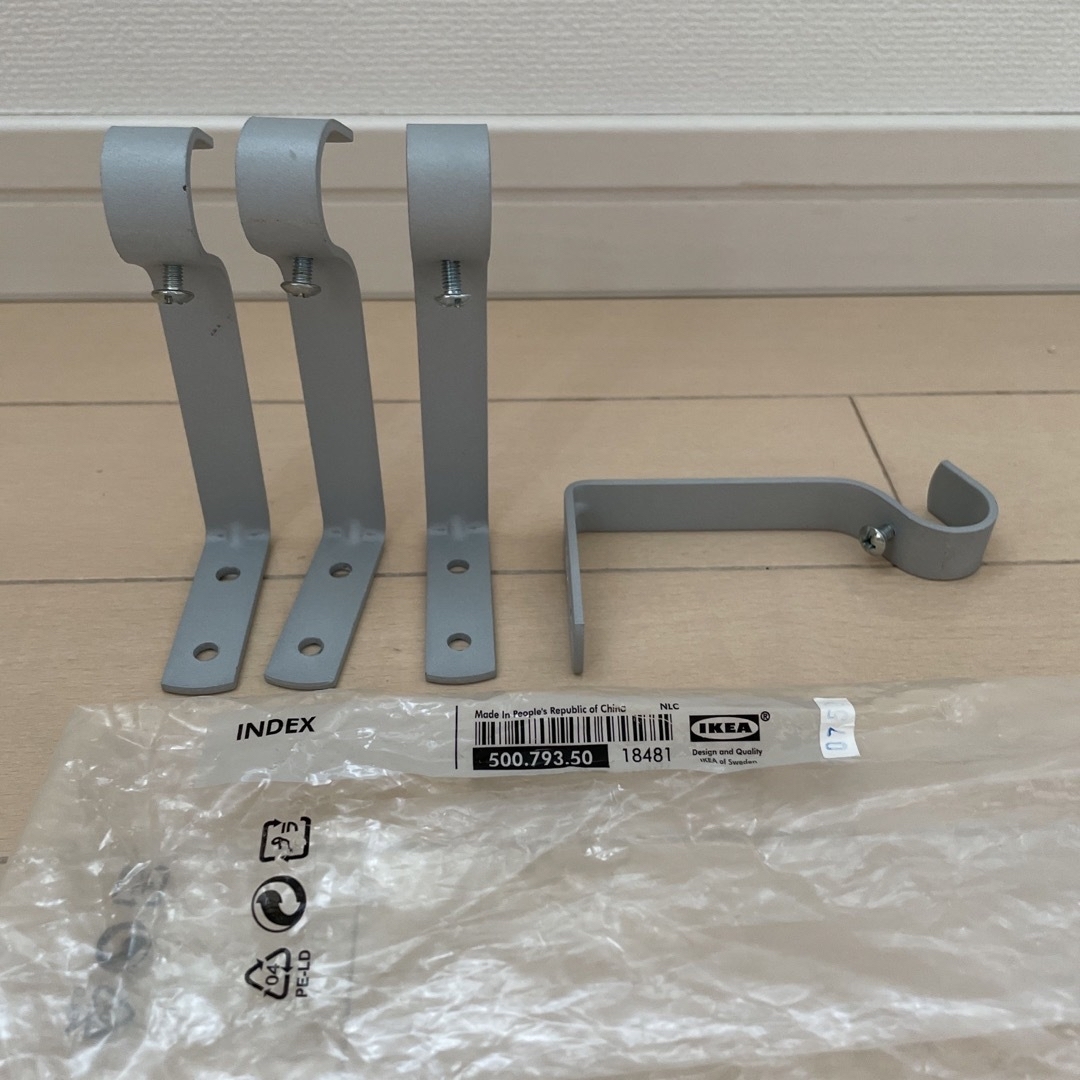 IKEA(イケア)の新品　IKEA カーテンポールフック　no.5 インテリア/住まい/日用品のカーテン/ブラインド(その他)の商品写真