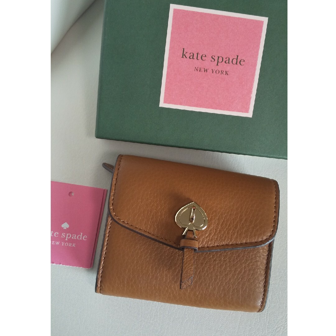 kate spade new york(ケイトスペードニューヨーク)の#ケイトスペード #折財布#新品未使用#ブラウン# レディースのファッション小物(財布)の商品写真