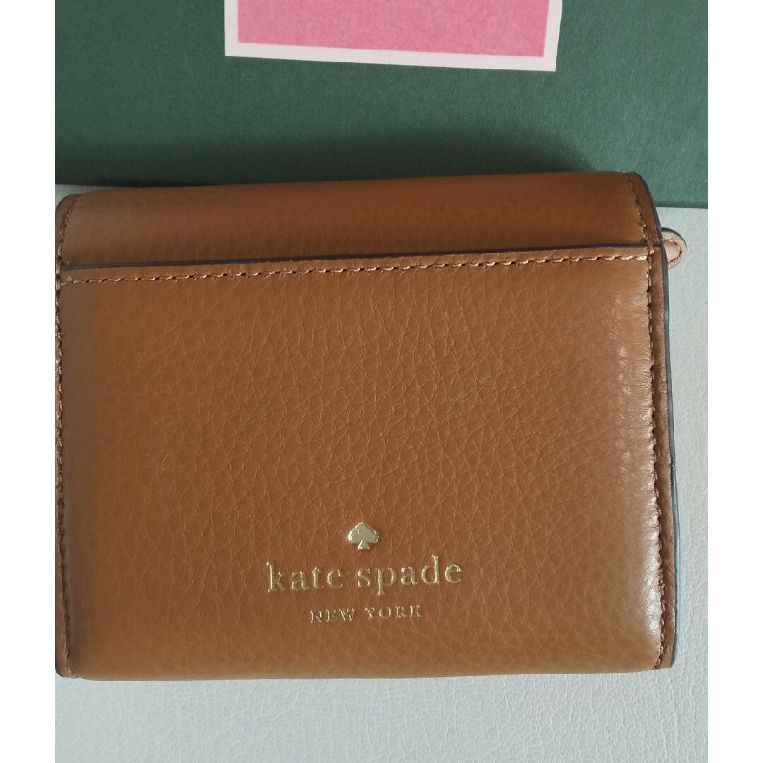 kate spade new york(ケイトスペードニューヨーク)の#ケイトスペード #折財布#新品未使用#ブラウン# レディースのファッション小物(財布)の商品写真