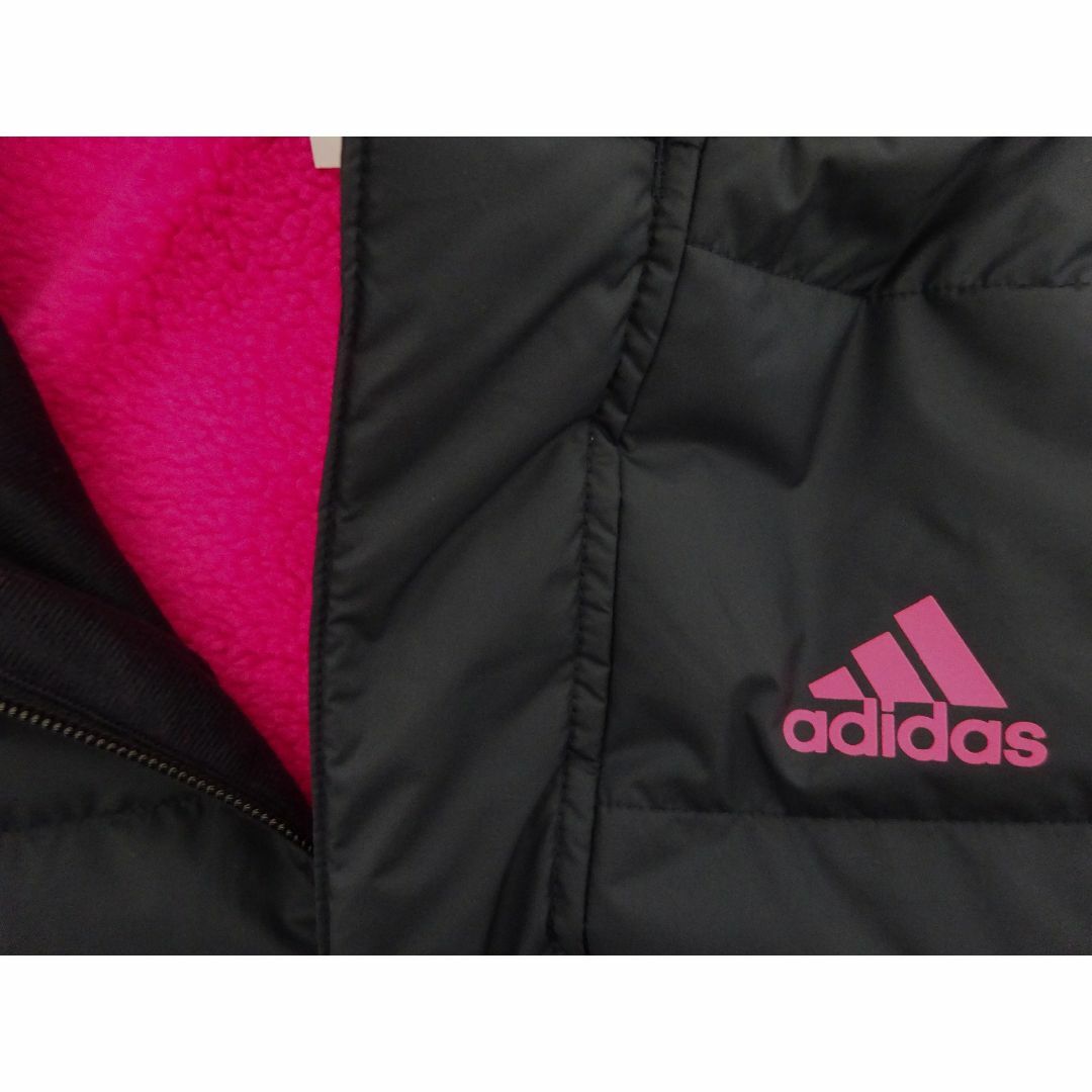 新品 adidas アディダス キッズベンチコート 130サイズ ピンク