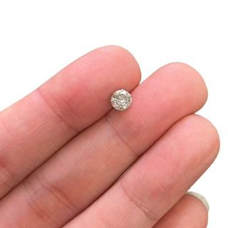 maru値下不可1点のみ！Pt900 ダイヤモンド0.6ct 片耳ピアス 一粒ピアス 片方