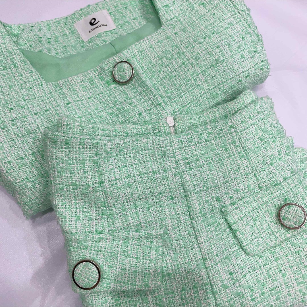 ZARA - ツイードセットアップ/ セットアップ/ ツイードの通販 by ZARA - ツイードセットアップ/ セットアップ/ ツイードの通販 by