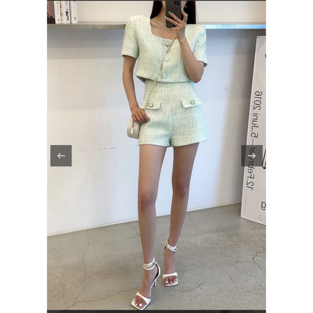 ZARA - ツイードセットアップ/ セットアップ/ ツイードの通販 by ZARA - ツイードセットアップ/ セットアップ/ ツイードの通販 by