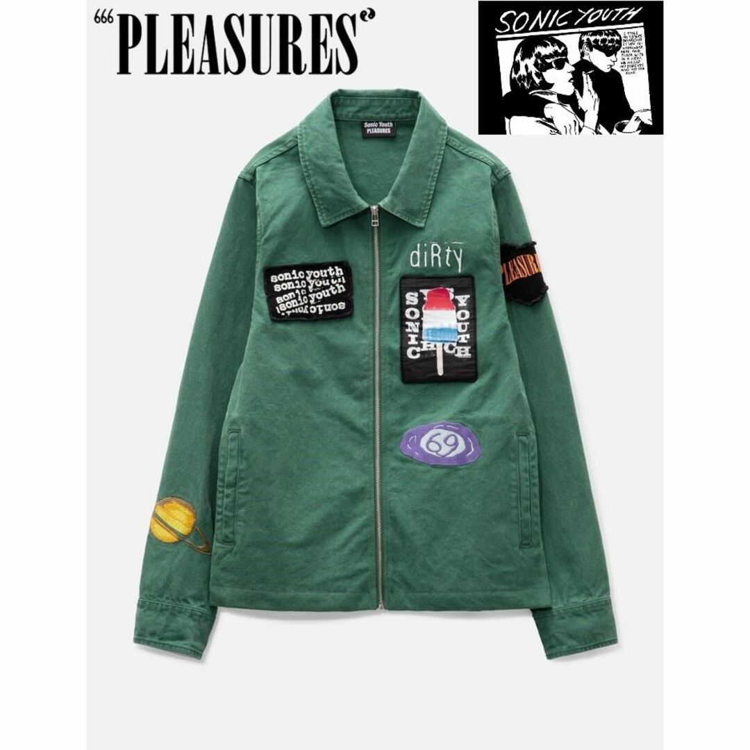 PLEASURES × SONIC YOUTH ワークジャケットジャケット/アウター