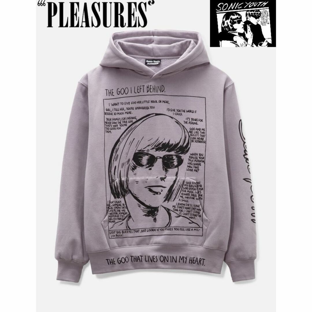 PLEASURES × SONIC YOUTH THE GOD パーカー