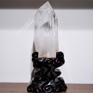 水晶 クラスター ポイント  六角柱 天然石 パワーストーン 浄化 開運(置物)