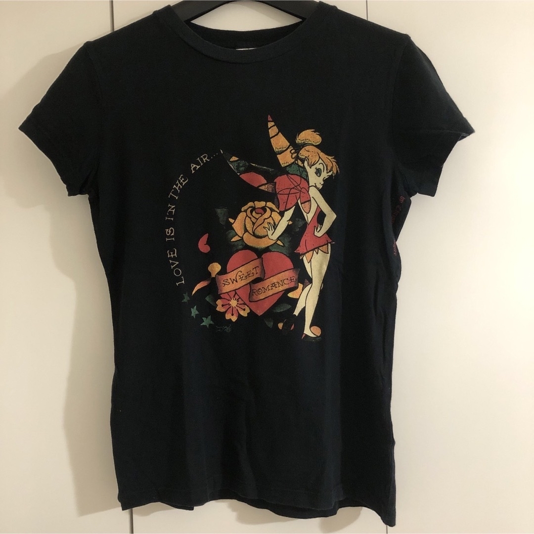 Ed Hardy(エドハーディー)のディズニー　エドハーディー　Tシャツ　ティンカーベル レディースのトップス(Tシャツ(半袖/袖なし))の商品写真