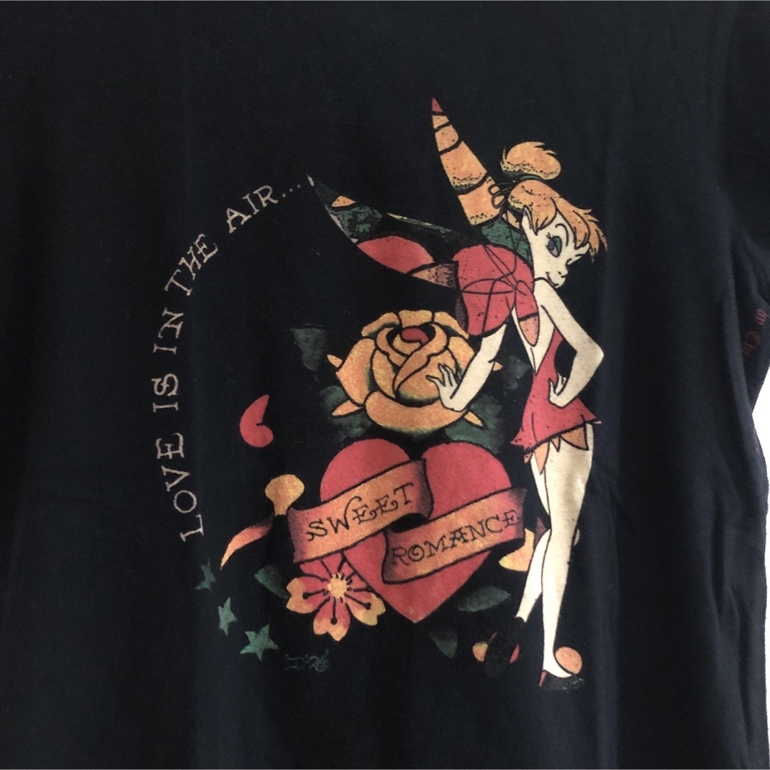 Ed Hardy(エドハーディー)のディズニー　エドハーディー　Tシャツ　ティンカーベル レディースのトップス(Tシャツ(半袖/袖なし))の商品写真