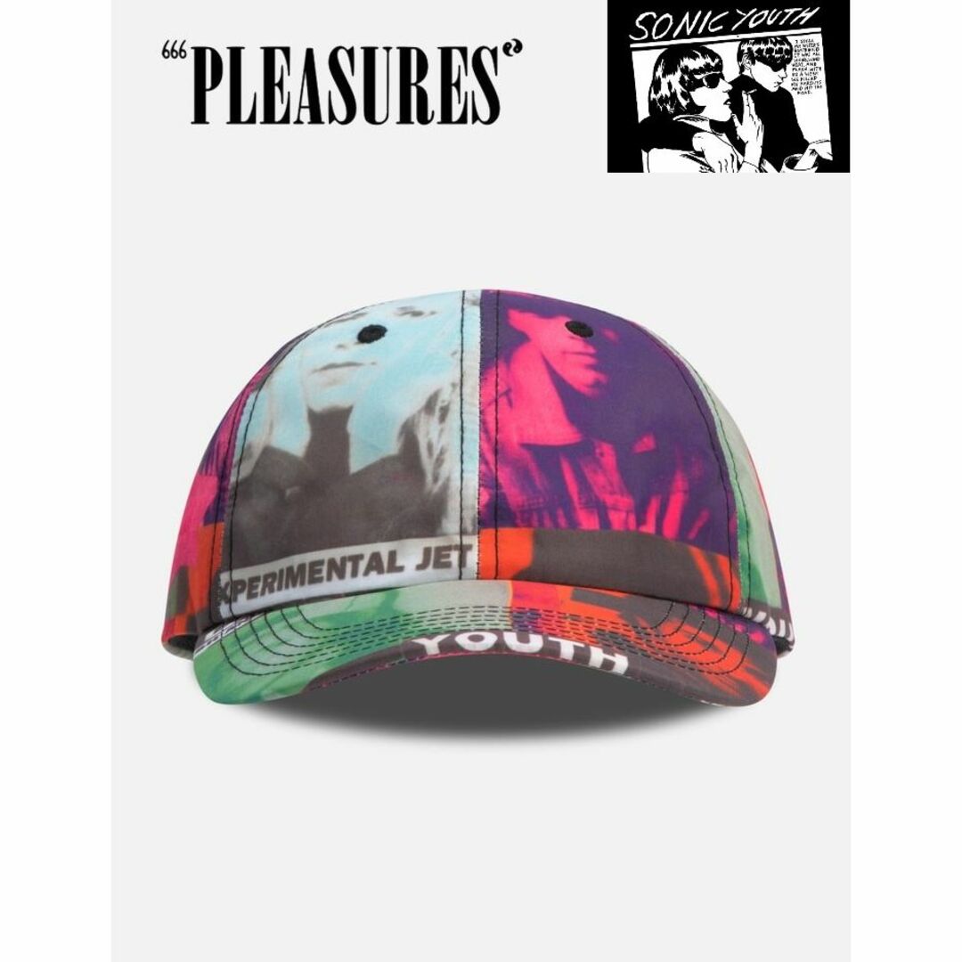 PLEASURES × SONIC YOUTH ジェットセットキャップキャップ