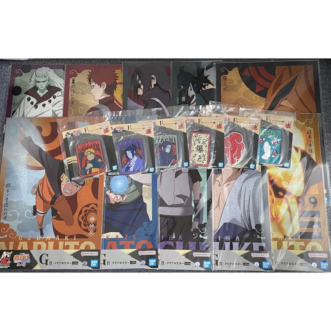 BANDAI(バンダイ)の一番くじ　NARUTO クリアポスター　ラバーコースター エンタメ/ホビーのアニメグッズ(その他)の商品写真