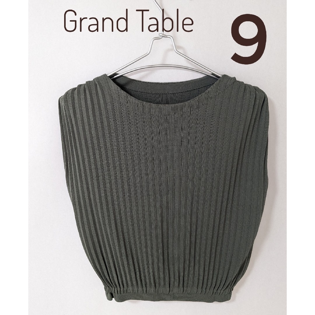 Grand Table グランターブル サマーニット リブ ノースリーブ カーキ | フリマアプリ ラクマ