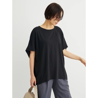 ショコラフィネローブ(chocol raffine robe)のchocol raffine robe 接触冷感半袖コクーンゆるプルオーバー(Tシャツ(半袖/袖なし))