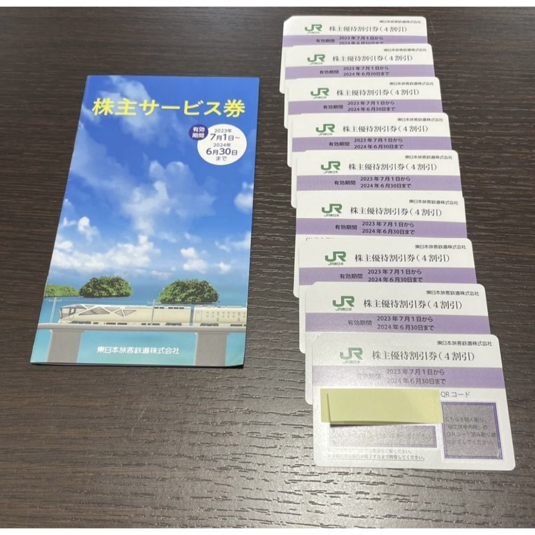 JR東日本　株主優待割引券　９枚