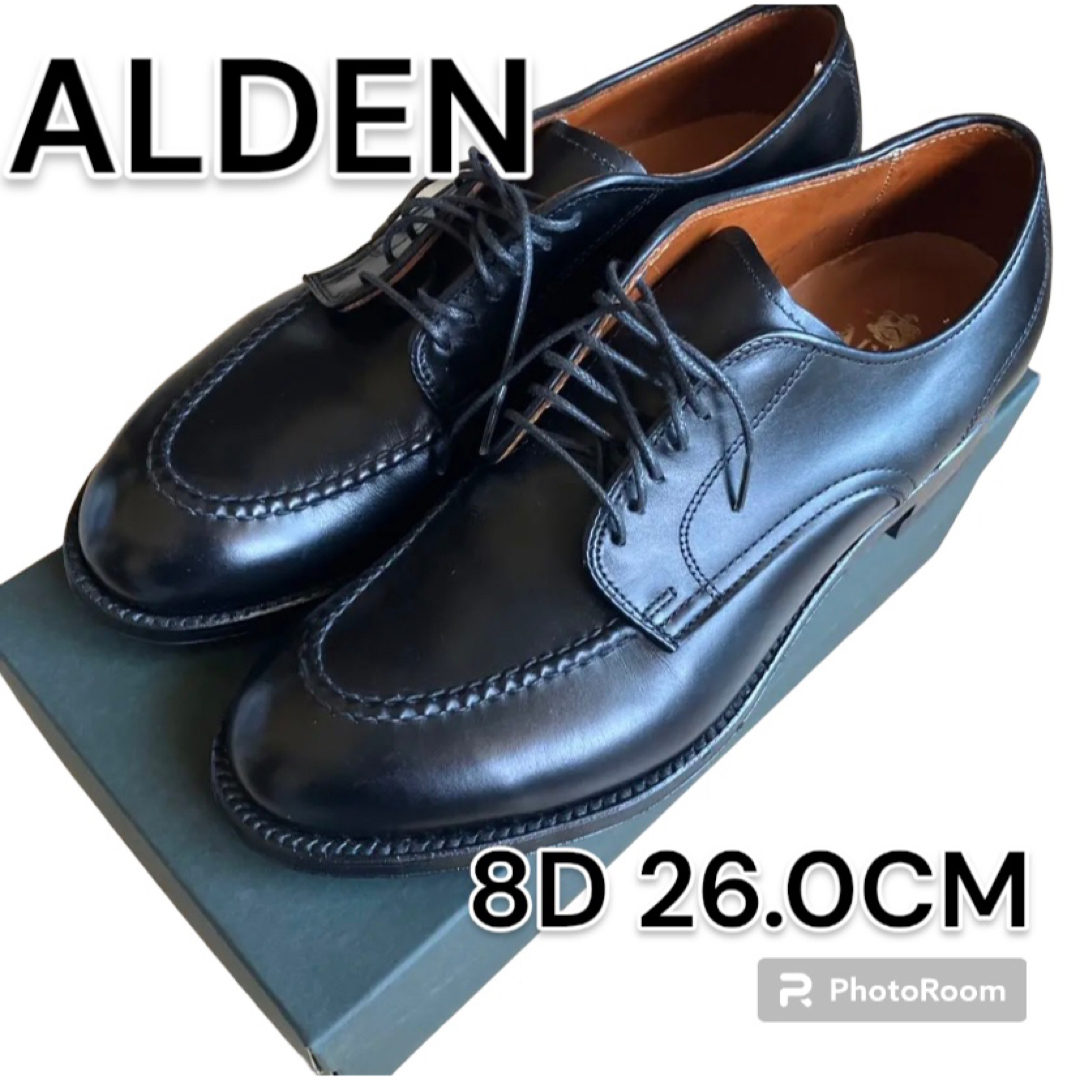 Alden　54007 サイズ8D Uチップ　カーフALDEN