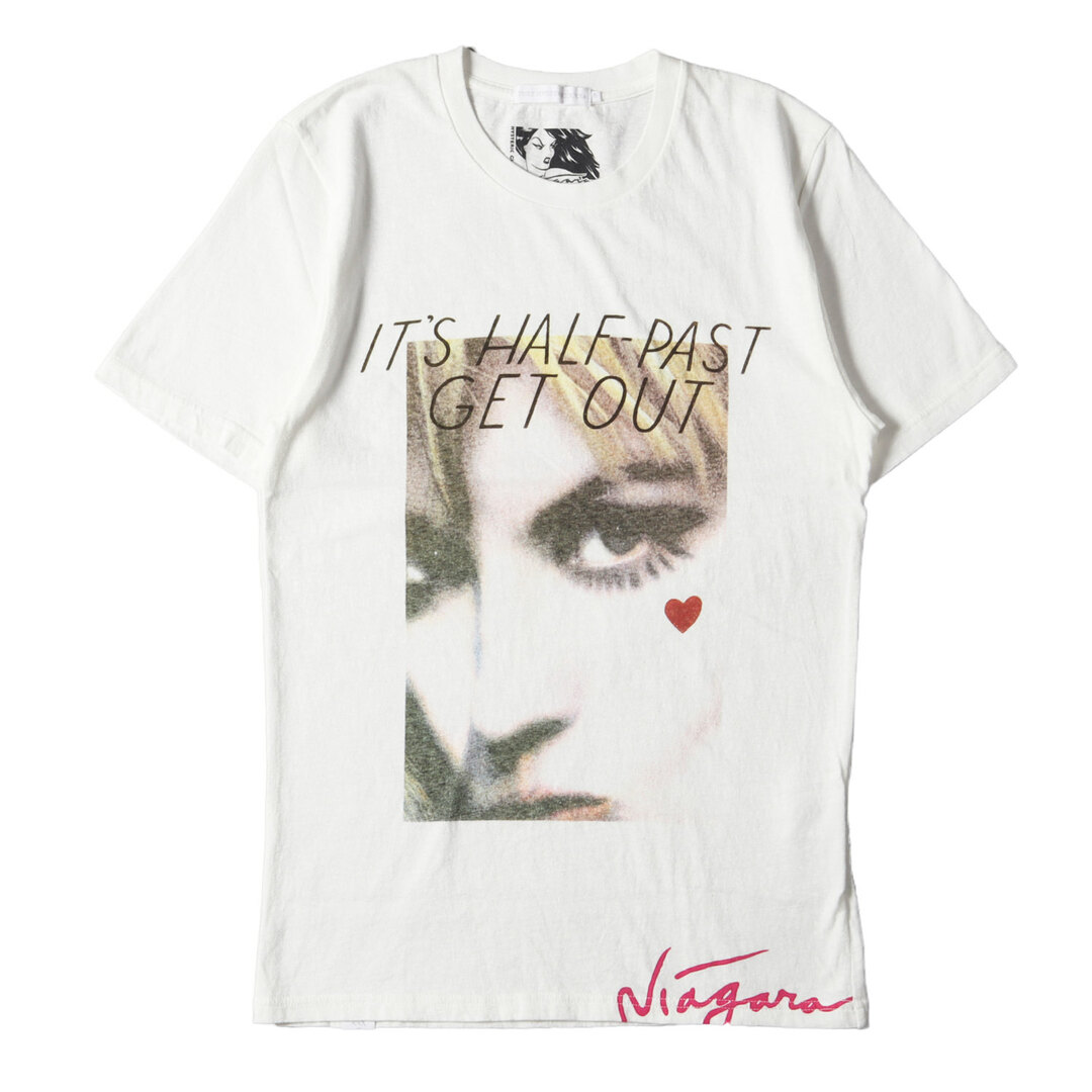 HYSTERIC GLAMOUR ヒステリックグラマー Tシャツ サイズ:S 20SS NIAGARA DETROIT HALF-PAST GET  OUT クルーネック 半袖 Tシャツ 06201CT08 THEE HYSTERIC XXX ホワイト 白 日本製 トップス カットソー ...