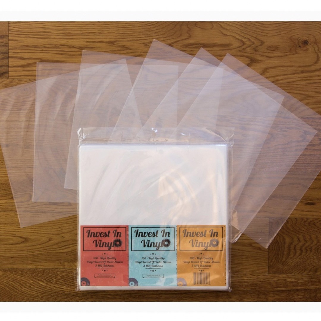 レコード袋クリアパッククリアプラスチックレコードカバー その他のその他(その他)の商品写真