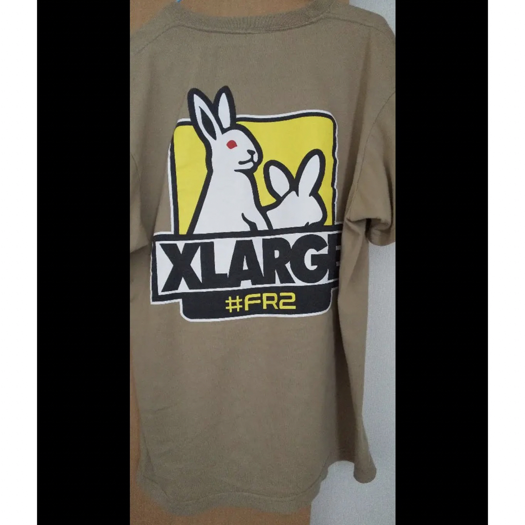 新品 FR2 XLARGE Tシャツ  ベージュ Lサイズ