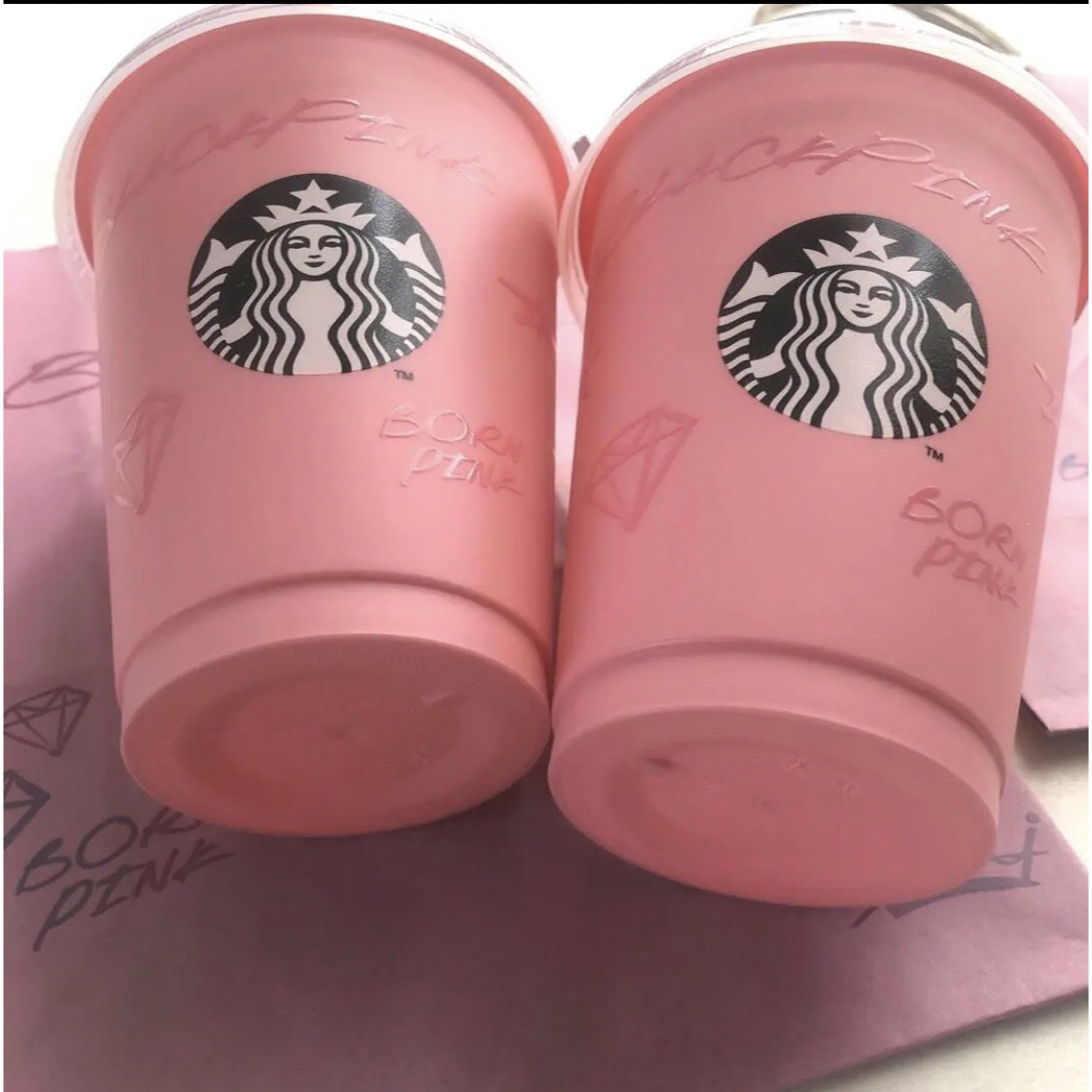 Starbucks Coffee(スターバックスコーヒー)の【BLACKPINK×STARBACKS 】リユーザブルカップ 海外限定 スタバ エンタメ/ホビーのタレントグッズ(女性タレント)の商品写真