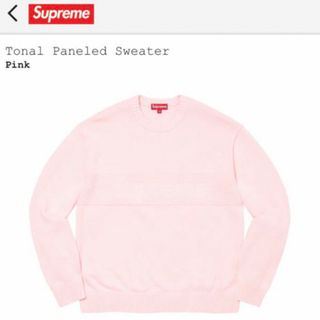 Supreme - シュプリーム Tonal Paneled Sweaterの通販｜ラクマ