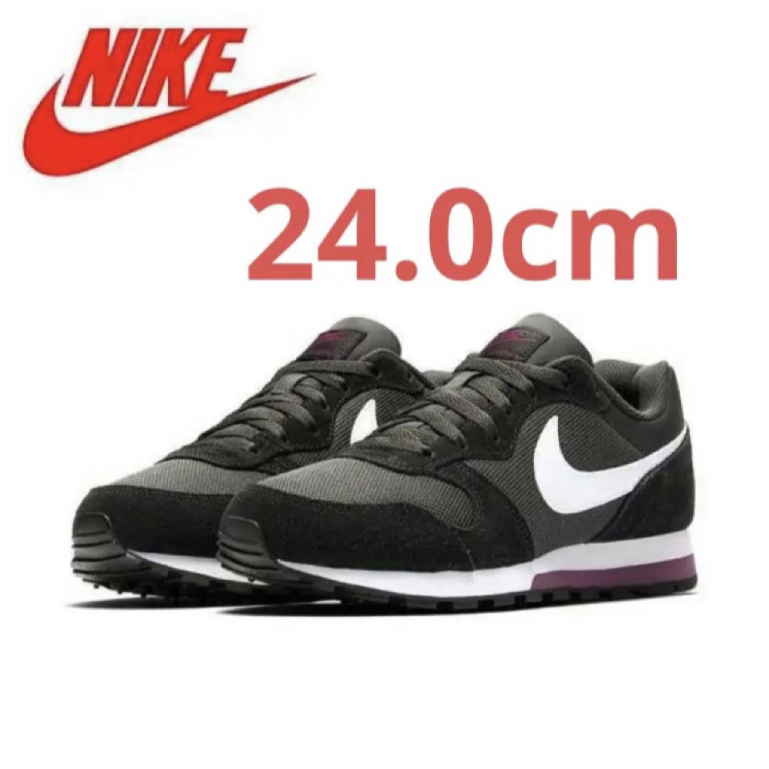 新品未使用　24.0cm ナイキ NIKE MD ランナー 2 ブラックカラー