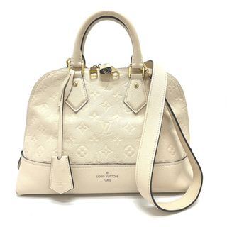 ルイヴィトン(LOUIS VUITTON)のルイヴィトン LOUIS VUITTON ネオアルマ PM M44885 モノグラムアンプラント 2WAY カバン ハンドバッグ モノグラムアンプラントレザー トゥルトレール クレーム ベージュ(ハンドバッグ)