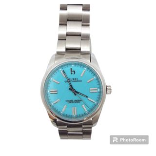 ロレックス(ROLEX)のROLEX ターコイズブルー　オイスターパーペチュアル　オマージュ(腕時計(アナログ))