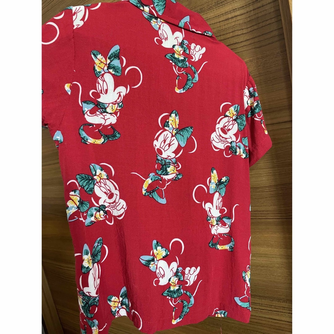 Disney - 東京ディズニーリゾート ミニーマウス アロハシャツ 赤 100cm ...