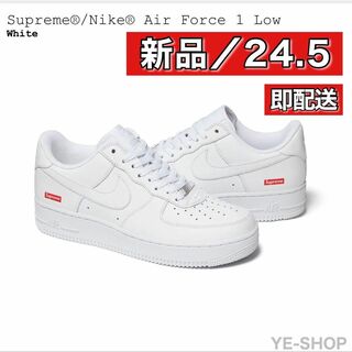 シュプリーム(Supreme)の【新品24.5】Supreme × Nike Air Force 1 Low 白(スニーカー)