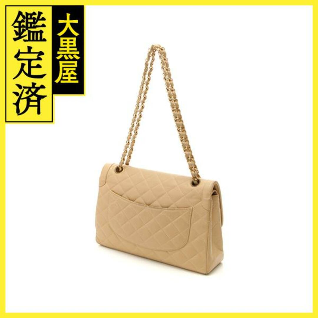 CHANEL - シャネル マトラッセWフラップチェーンショルダー ベージュ