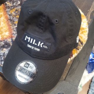 ミルクフェド(MILKFED.)のつき様購入　ミルクフェド×ニューエラ　キャップ(キャップ)